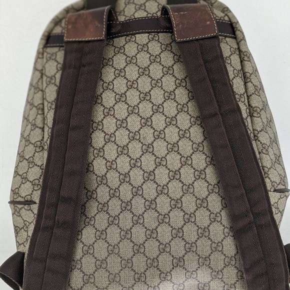 GUCCI GG Interlocking G Med Backpack Coated Canvas - Picture 8 of 8